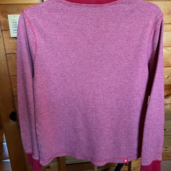 Pact organic cotton long sleeve waffle henley. Size M - Picture 5 of 8